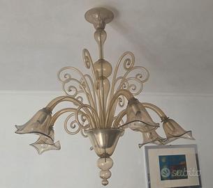 Splendido lampadario vetro di Murano