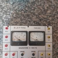 MISURATORE VOLT E AMPERE SCUOLA RADIO ELETTRA. 