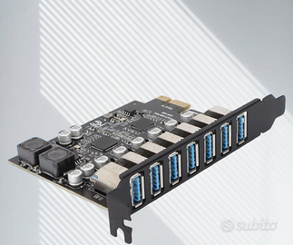 Scheda di Espansione USB PciE 3.2 - 7 Porte