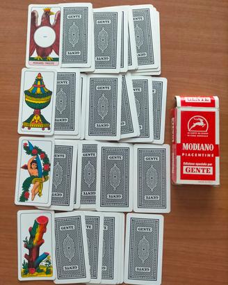 Jeu De Cartes Régionales Sardes Modiano - Vintage 1970 - Carte Da Gioco Sarde