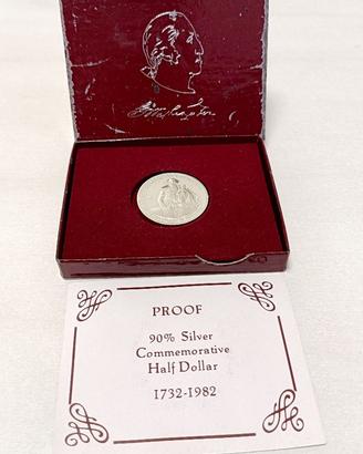 Half-Dollar PROOF 1982 George Washington - ARGENTO