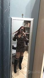 vestito leopardato 