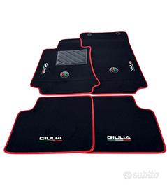 Tappeti per Alfa Romeo GIULIA in moquette 