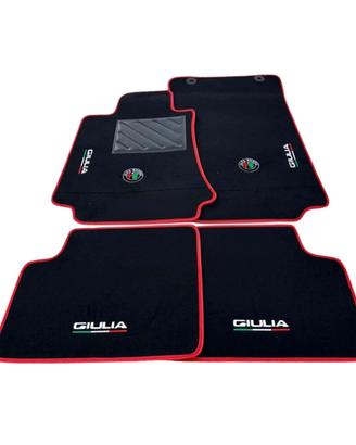 Tappeti per Alfa Romeo GIULIA in moquette 
