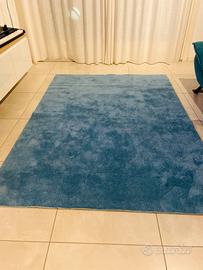 Tappeto azzurro super morbido 160x220 come nuovo!