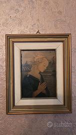 Quadro stile Monna Lisa – Ritratto donna vintage –
