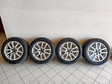 Gomme invernali Bridgestone blizzak con cerchi msw