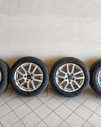 Gomme invernali Bridgestone blizzak con cerchi msw
