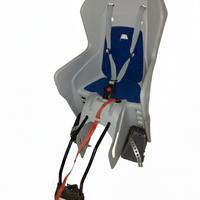 seggiolino bici posteriore bimbi  fissaggio telaio