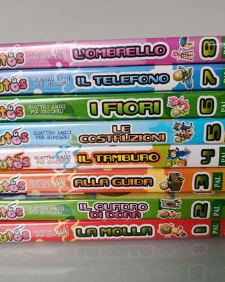 8 DVD cartoni animati per i piccini serie Hutos