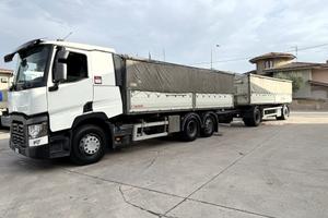 RENAULT T 460 RIBALTABILE BILATERALE + RIMORCHIO