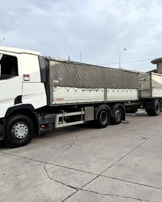RENAULT T 460 RIBALTABILE BILATERALE + RIMORCHIO
