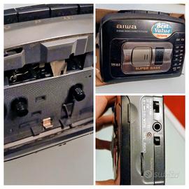 Walkman Radio Cassette Aiwa TA163 Vintage anni 90