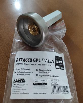 attacco GPL acc. inox 108mm M10