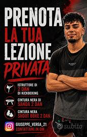 Istruttore di kickboxing cerc palestra a catania