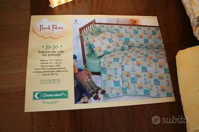 Trapunta per culla con paracolpi Piccoli Pulcini