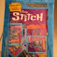 Album Stitch + 5 pacchetti di figurine nuovo 