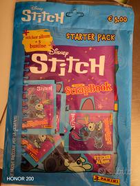Album Stitch + 5 pacchetti di figurine nuovo 