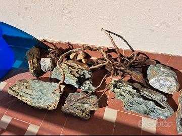 rocce acquario acqua dolce 