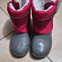 scarponi  neve bimba