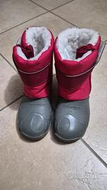 scarponi  neve bimba