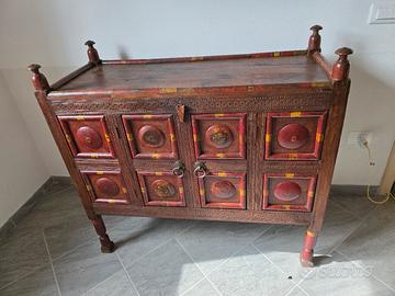 Baule da dote pakistano dipinto, inizio XX secolo