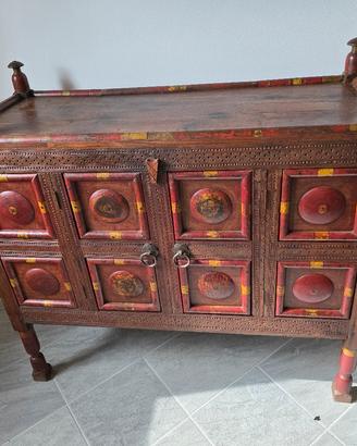 Baule da dote pakistano dipinto, inizio XX secolo