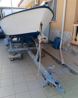 Semicabinato 5 mt + Johnson 40CV + Carrello Omolog