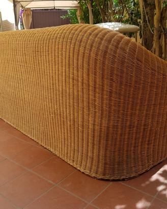 Set divano in rattan
