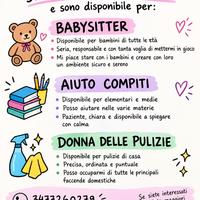 Compiti babysitter  stiro