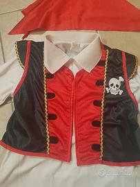 Vestito costume carnevale Pirata/Corsaro/Bucaniere