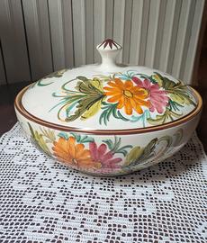 Biscottiera vintage ceramiche Carrara 