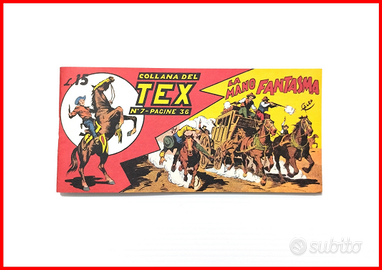 Fumetto Collana Tex La mano fantasma prima serie
