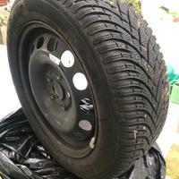 4 cerchi + gomme invernali Kleber 205/55/R16