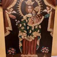 Quadro stile barocco andino 