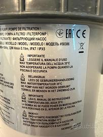 Pompa filtro piscina 3.028 L/h – fino a 17.400 lit