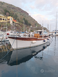 Gozzo Sorrentino Antonino Aprea in legno Anni '70