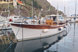 Gozzo Sorrentino Antonino Aprea in legno Anni '70