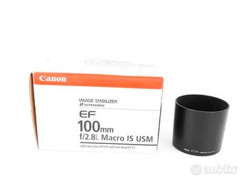 Canon 100mm macro f/2.8 serie L + flash macro 