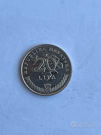 20 Lipa moneta Croazia 1994