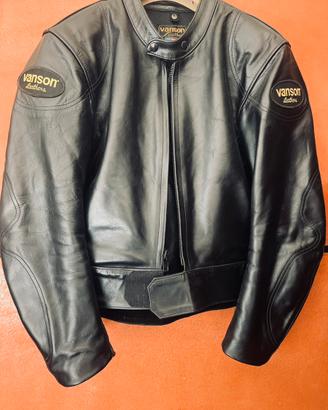 Originale Giubbotto Vanson Pelle Biker  CSR 2