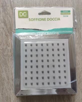 Soffione doccia quadrato a marchio DC Casa