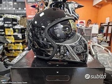 AIROH Casco Jet Modulare J110 - Paesly - Black
