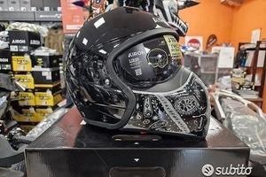 AIROH Casco Jet Modulare J110 - Paesly - Black