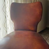 Sedia in pelle