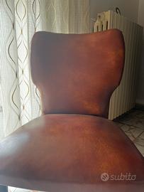 Sedia in pelle