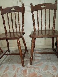 sedie antiche tipo saloon