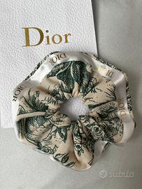 Scrunchie elastico con nastro Dior