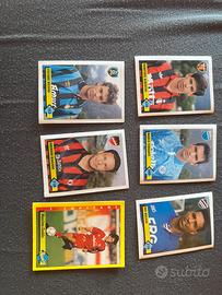Carte figurine stickers express calcio