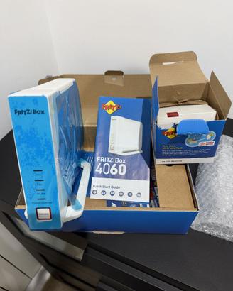 Fritz box 4060 + repeater ax 1200 wifi 6 leggi